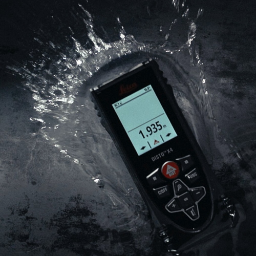 leica laser x4 en agua
